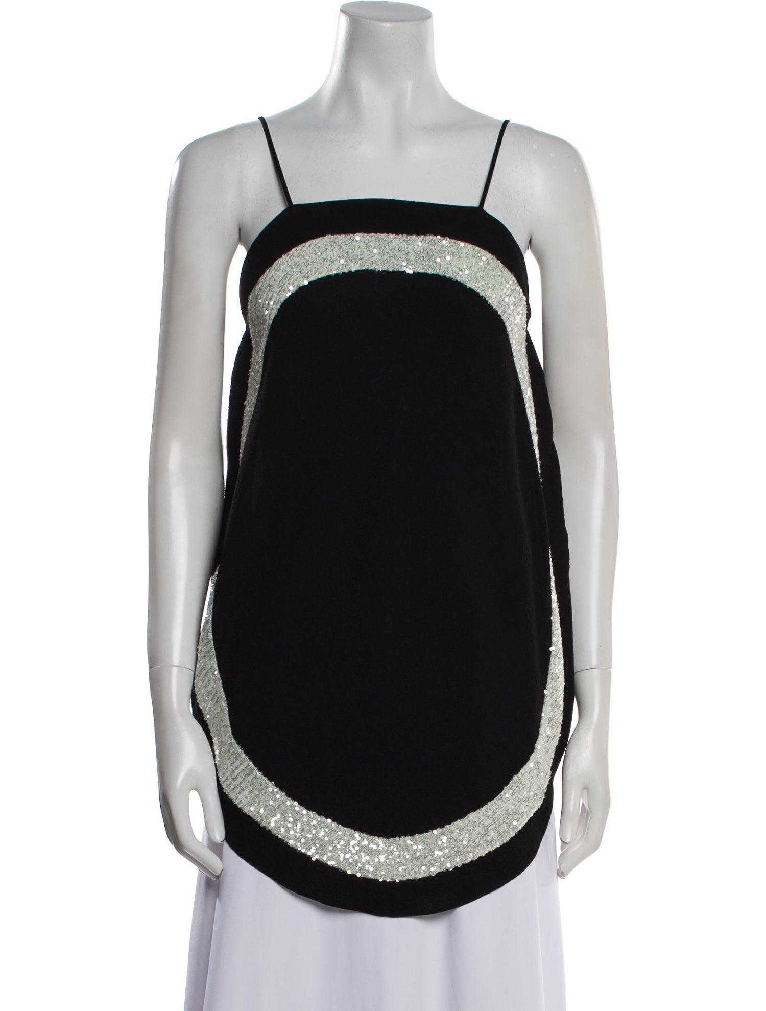 Nina Ricci Square Neckline Sleeveless Top w/ Tags