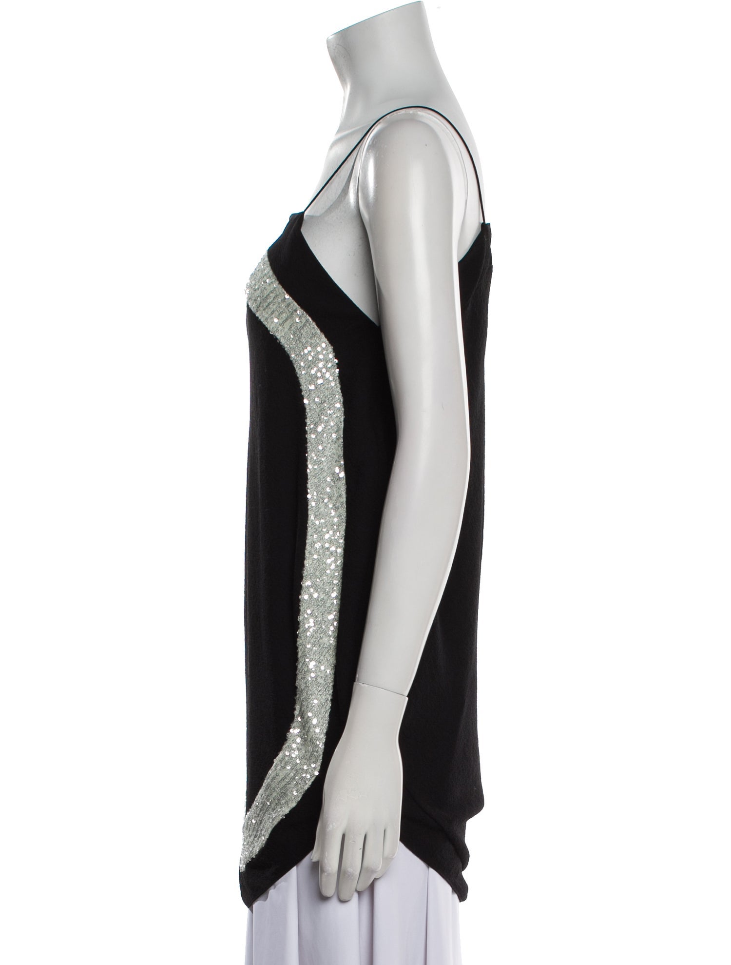 Nina Ricci Square Neckline Sleeveless Top w/ Tags