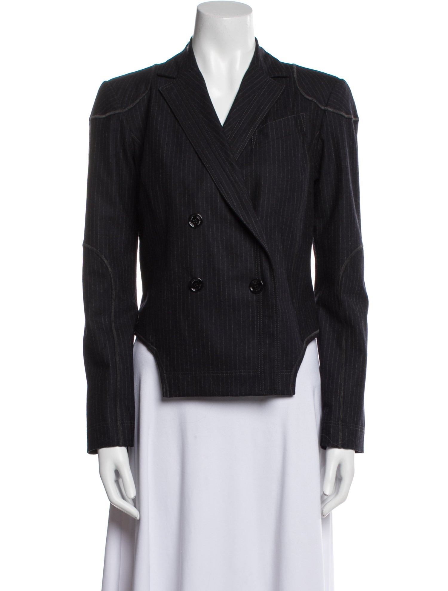 Nina Ricci Wool Striped Blazer