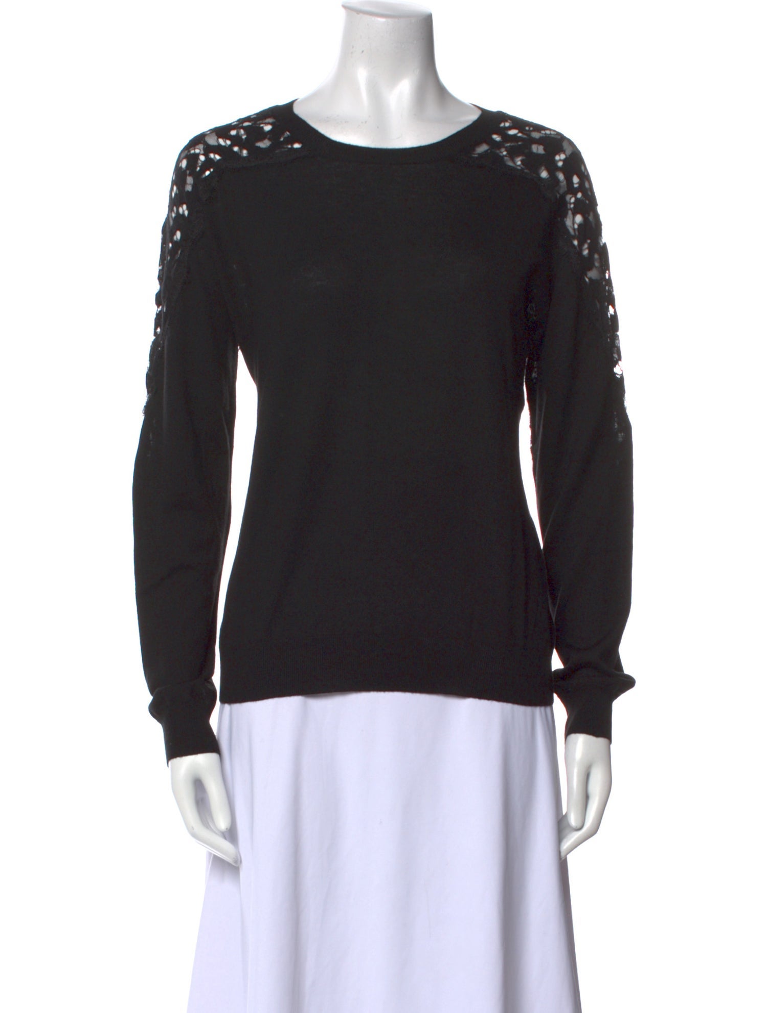 Nina Ricci Wool Bateau Neckline Top