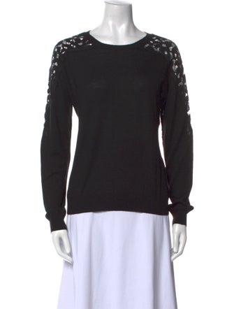 Nina Ricci Wool Bateau Neckline Top