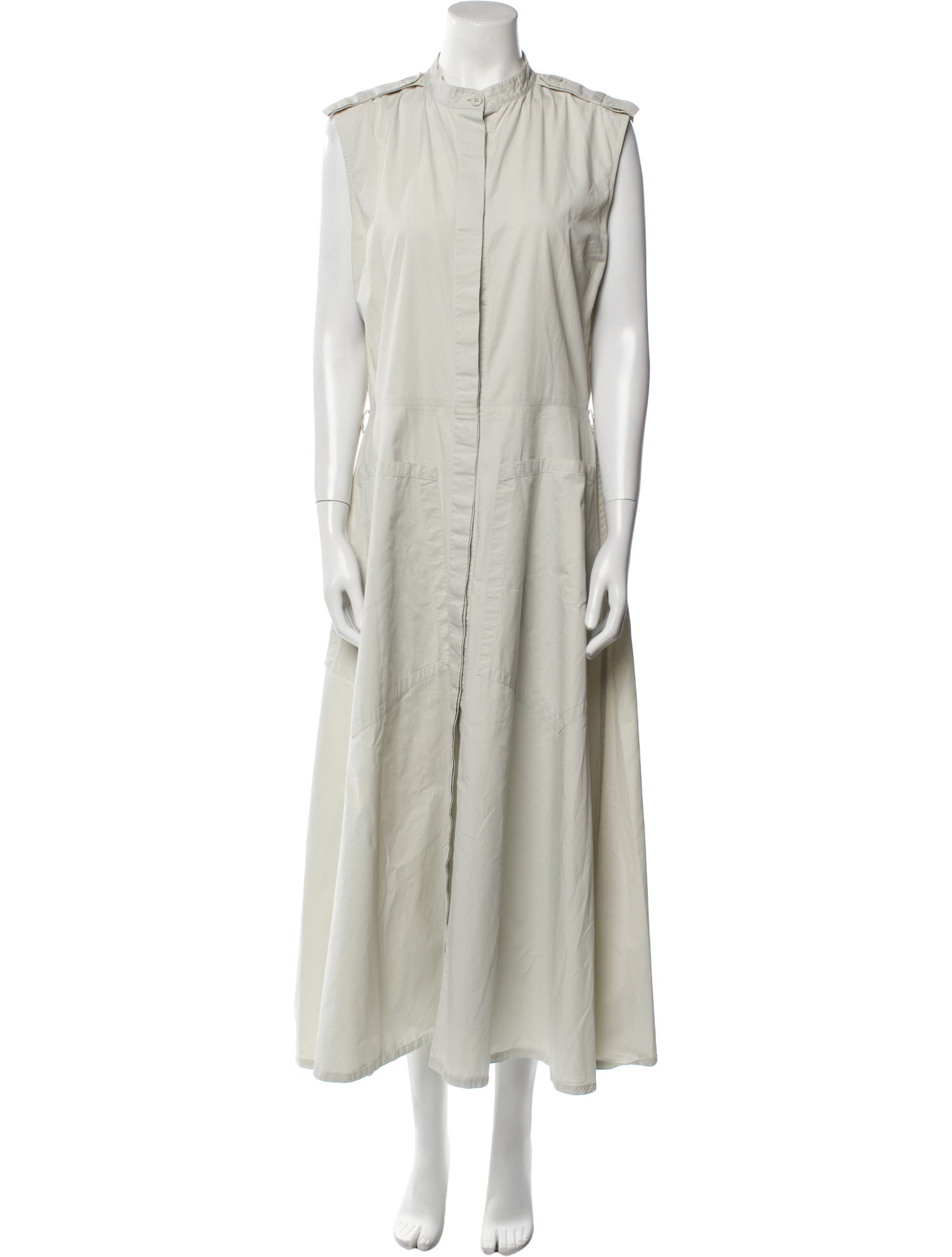 Nina Ricci Mock Neck Long Dress