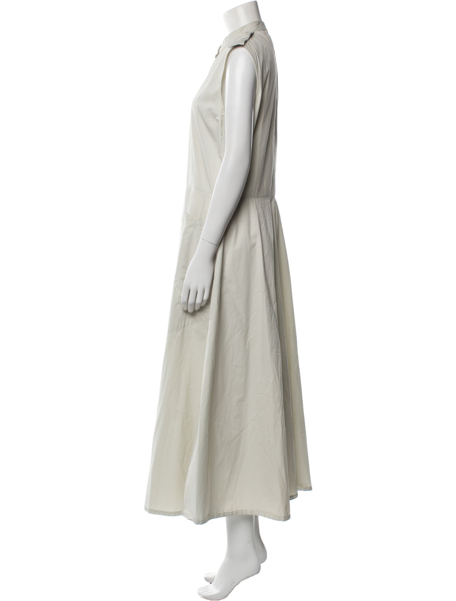 Nina Ricci Mock Neck Long Dress