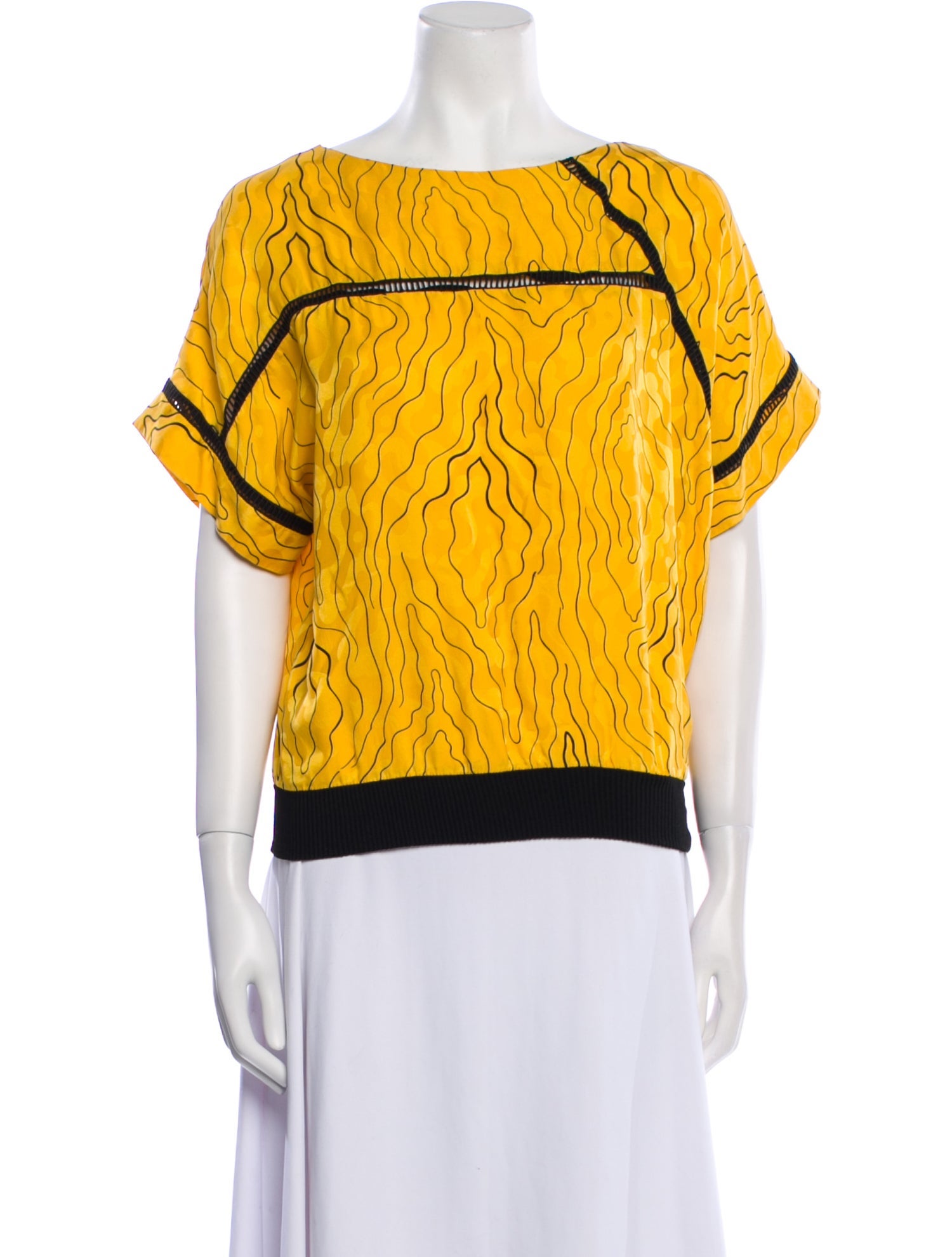 Nina Ricci Silk Printed Sweatshirt