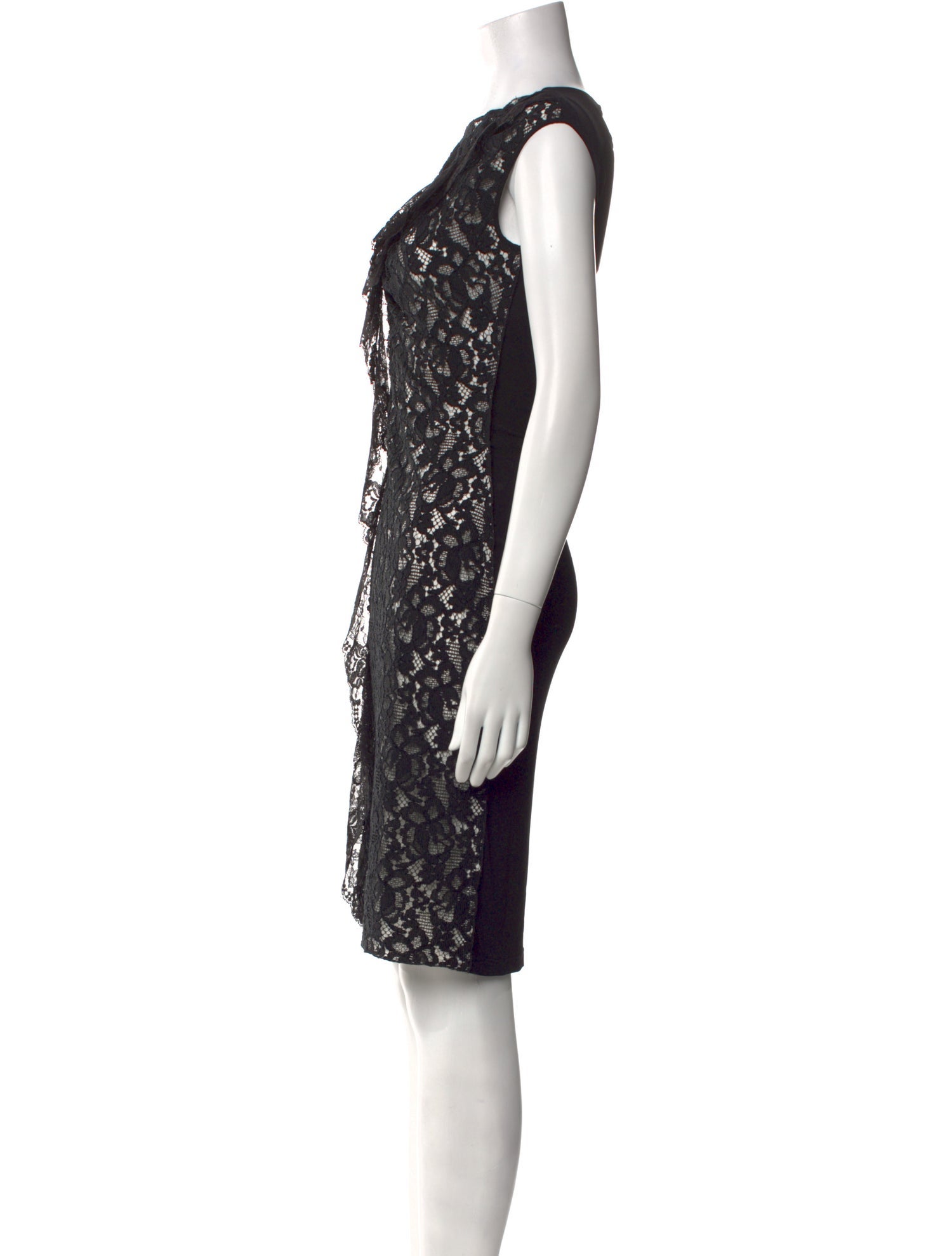 Nina Ricci Lace Pattern Mini Dress