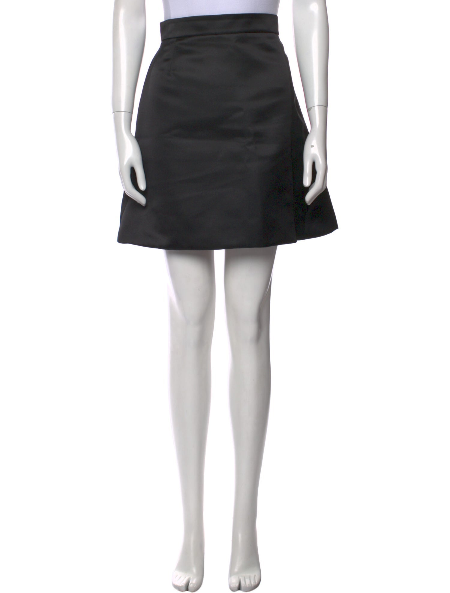 Nina Ricci Pleated Accents Knee-Length Skirt
