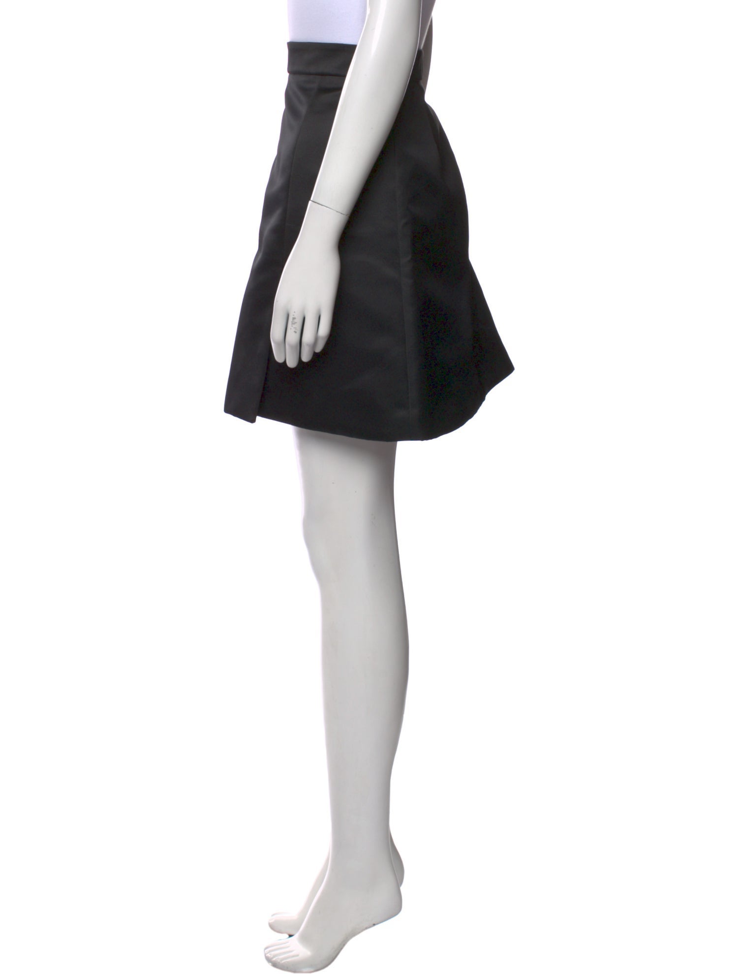 Nina Ricci Pleated Accents Knee-Length Skirt