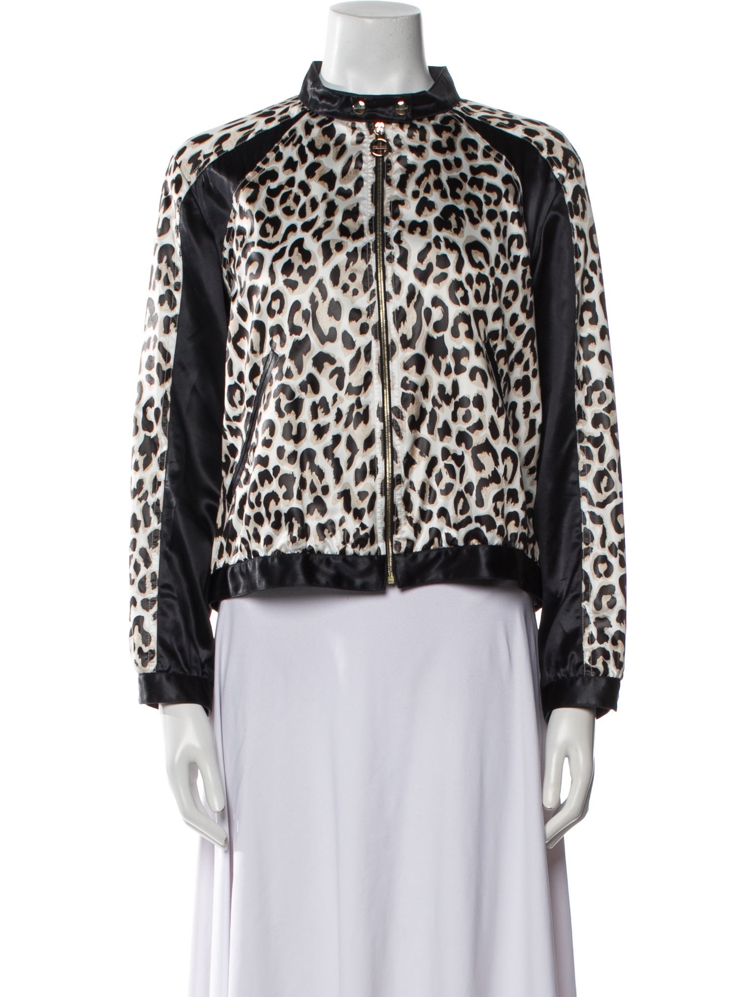 Nina Ricci Animal Print Faux Fur Jacket