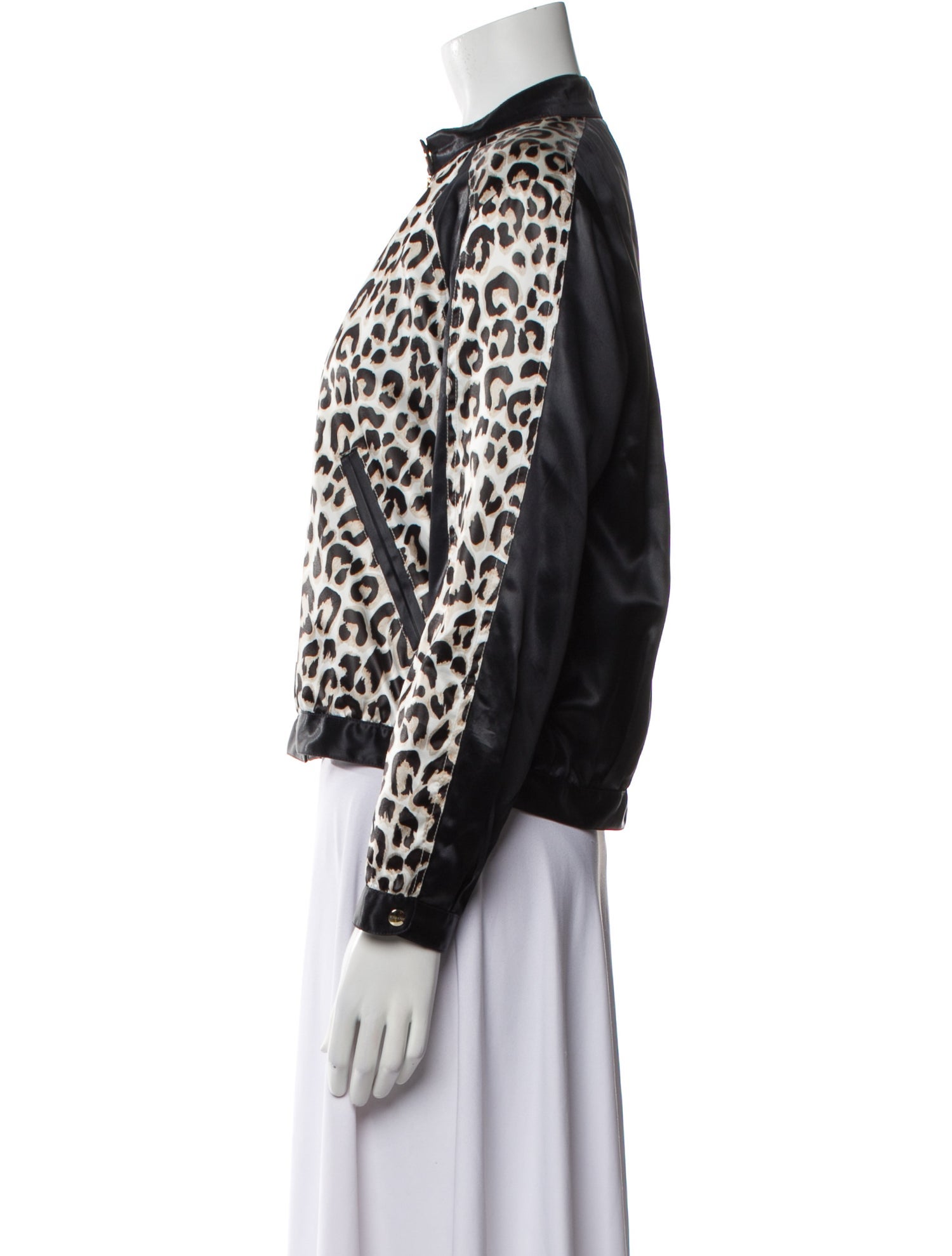 Nina Ricci Animal Print Faux Fur Jacket