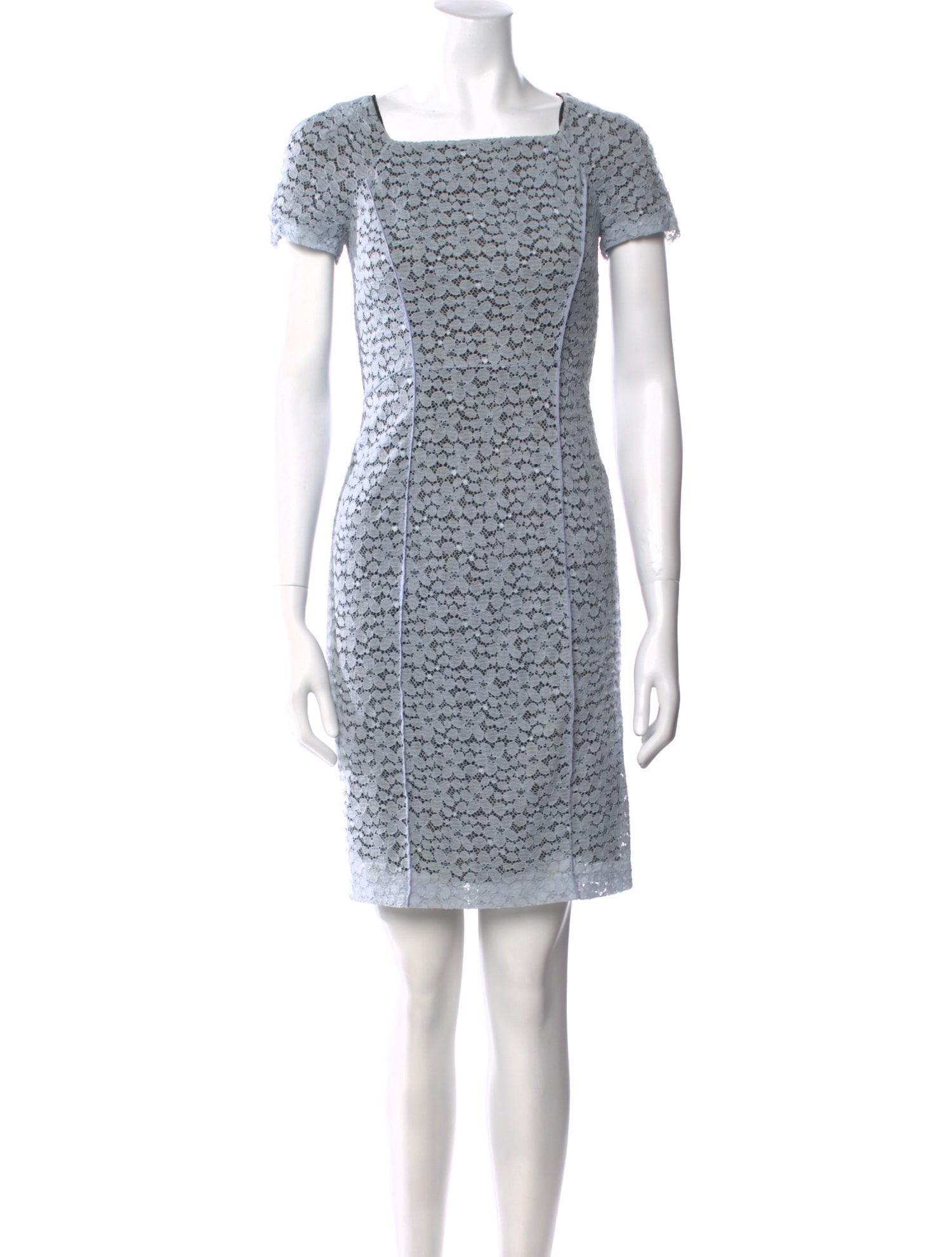 Nina Ricci Lace Pattern Mini Dress