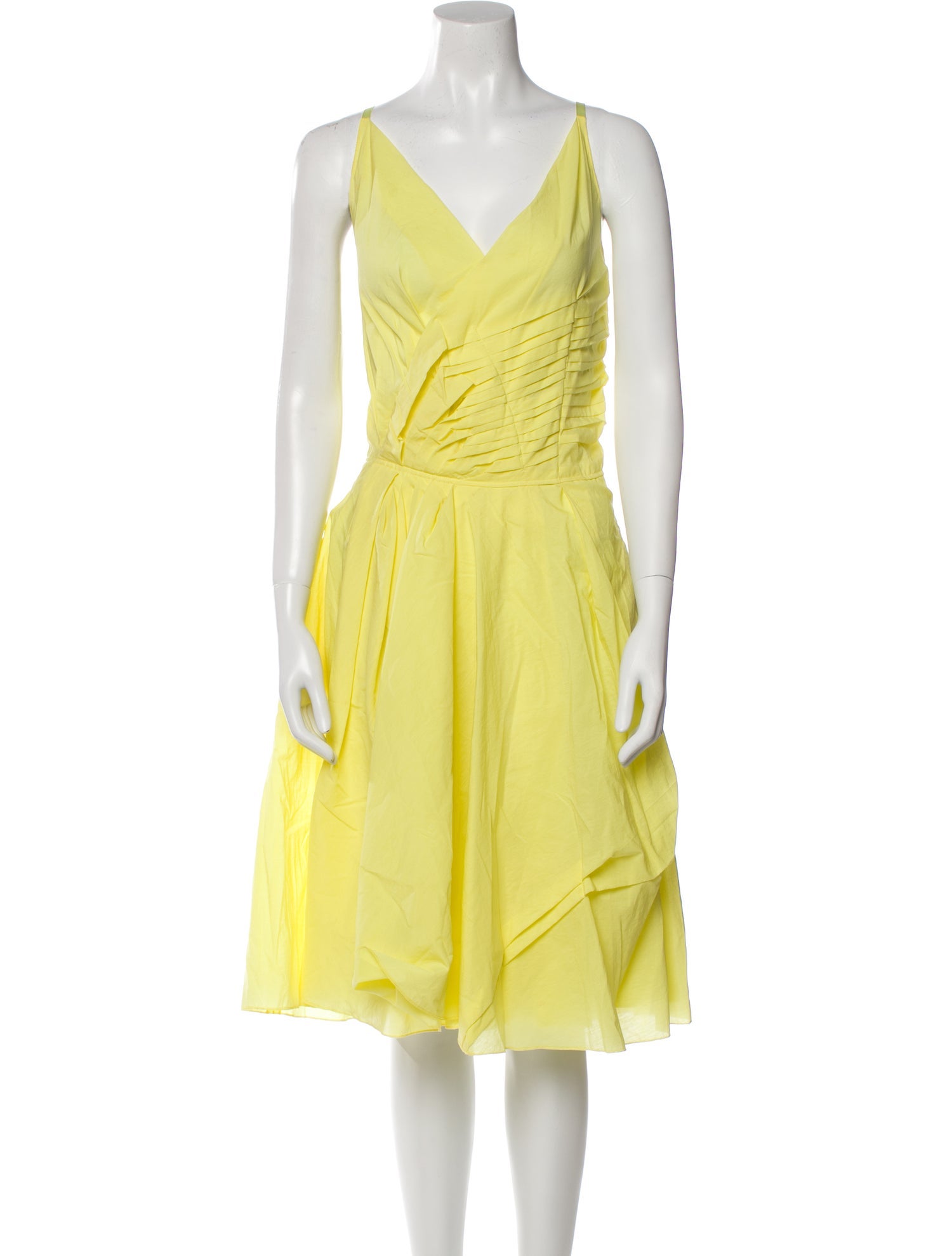Nina Ricci V-Neck Midi Length Dress w/ Tags