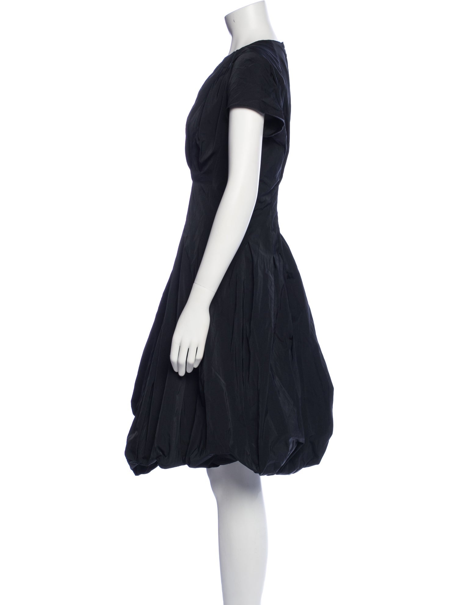 Nina Ricci Scoop Neck Midi Length Dress