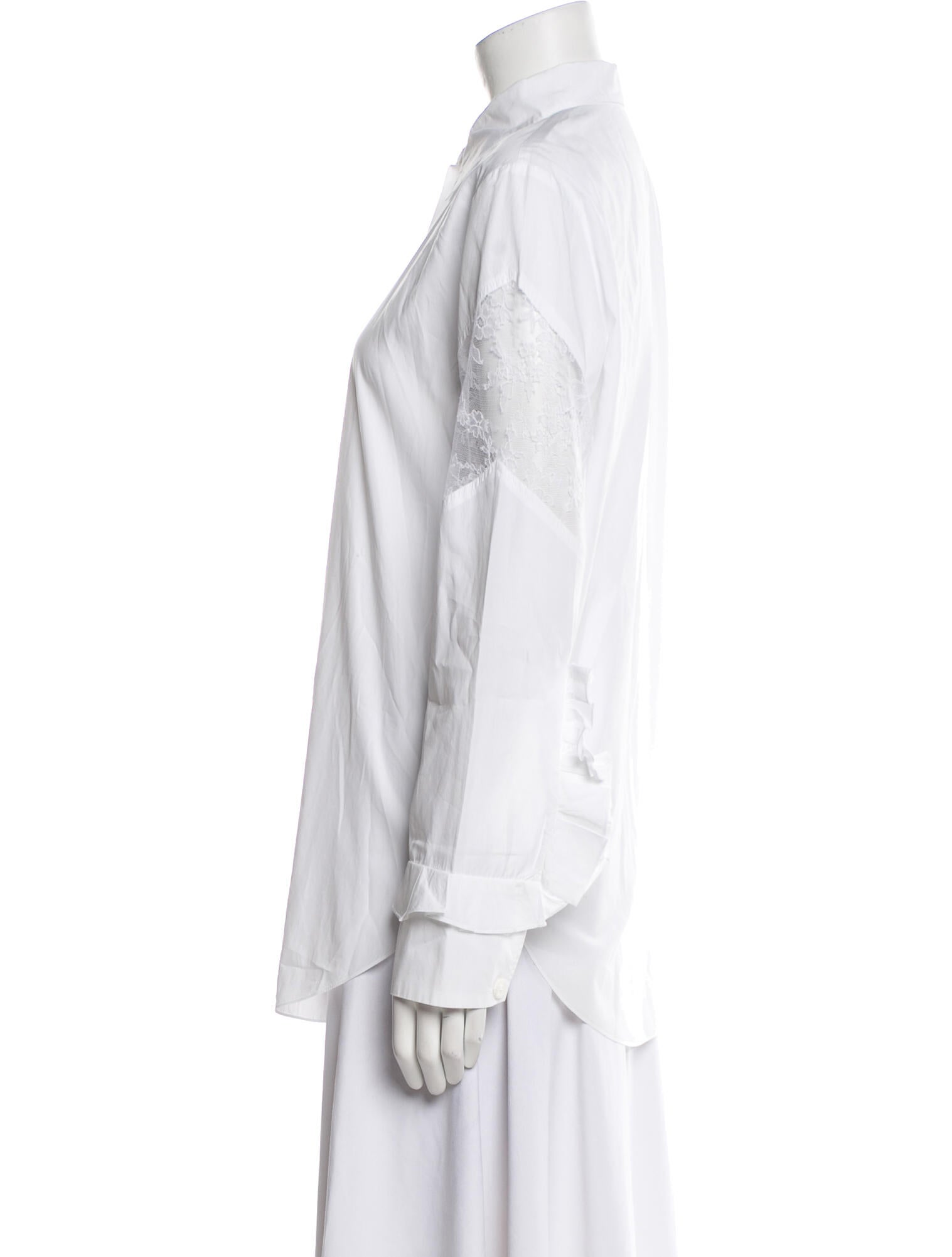 Nina Ricci Long Sleeve Button-Up Top