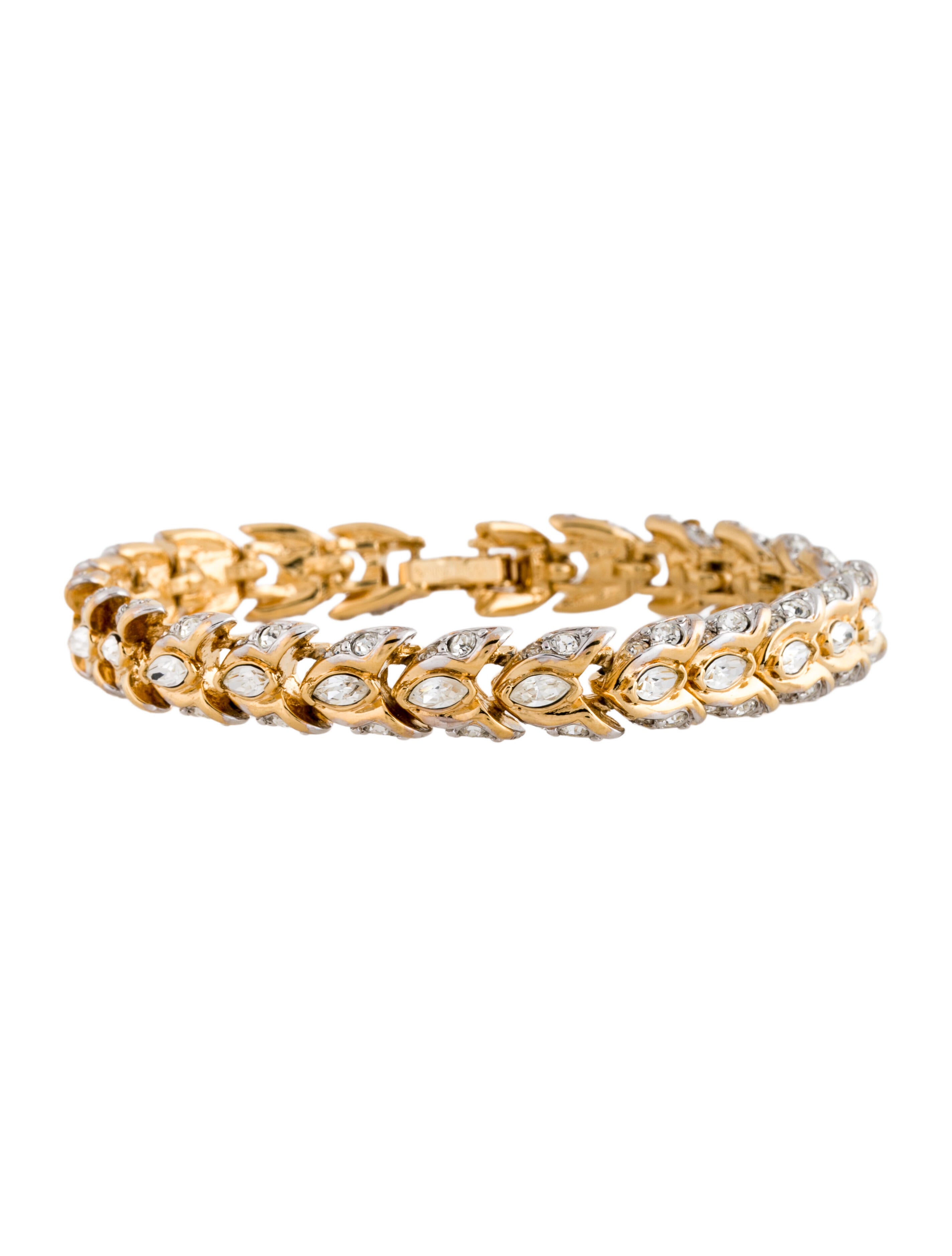 Nina Ricci Crystal Link Bracelet