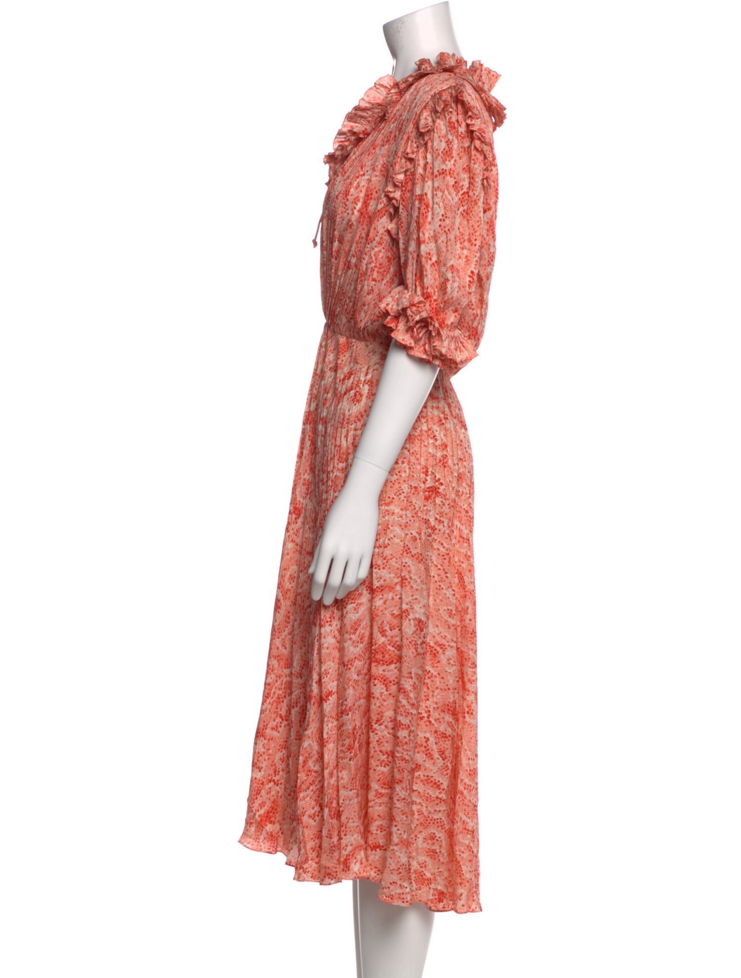 Nina Ricci Silk Midi Length Dress