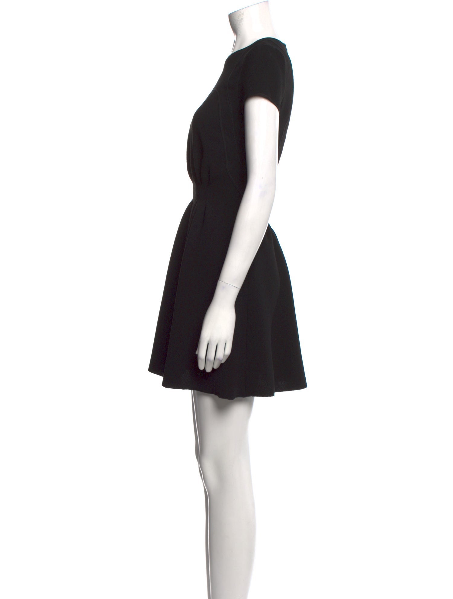 Nina Ricci Crew Neck Mini Dress