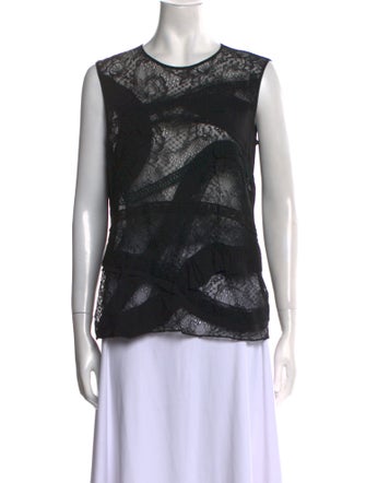 Nina Ricci Crew Neck Short Sleeve Tank Top