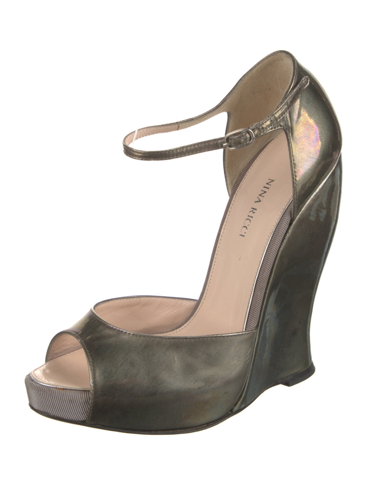 Nina Ricci Patent Leather Sandals