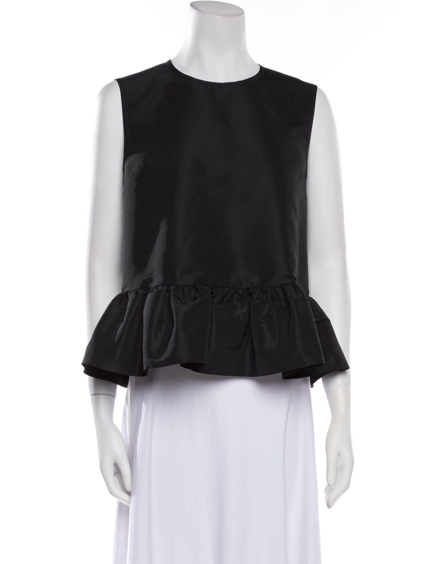 Nina Ricci Crew Neck Sleeveless Top