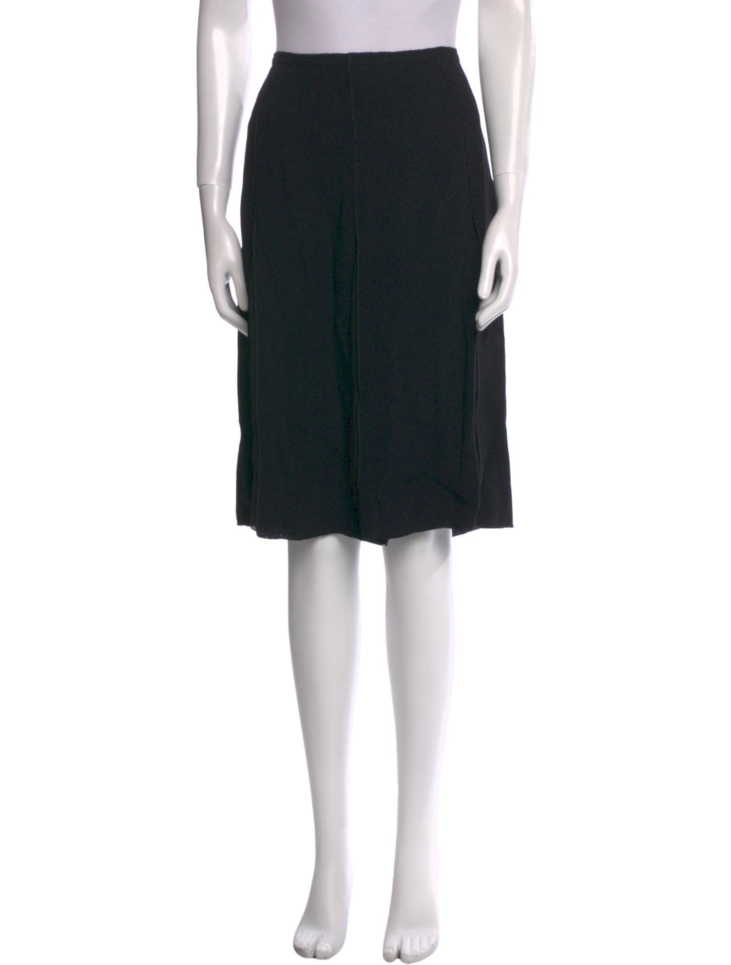 Nina Ricci Lace Trim Embellishment Knee-Length Skirt