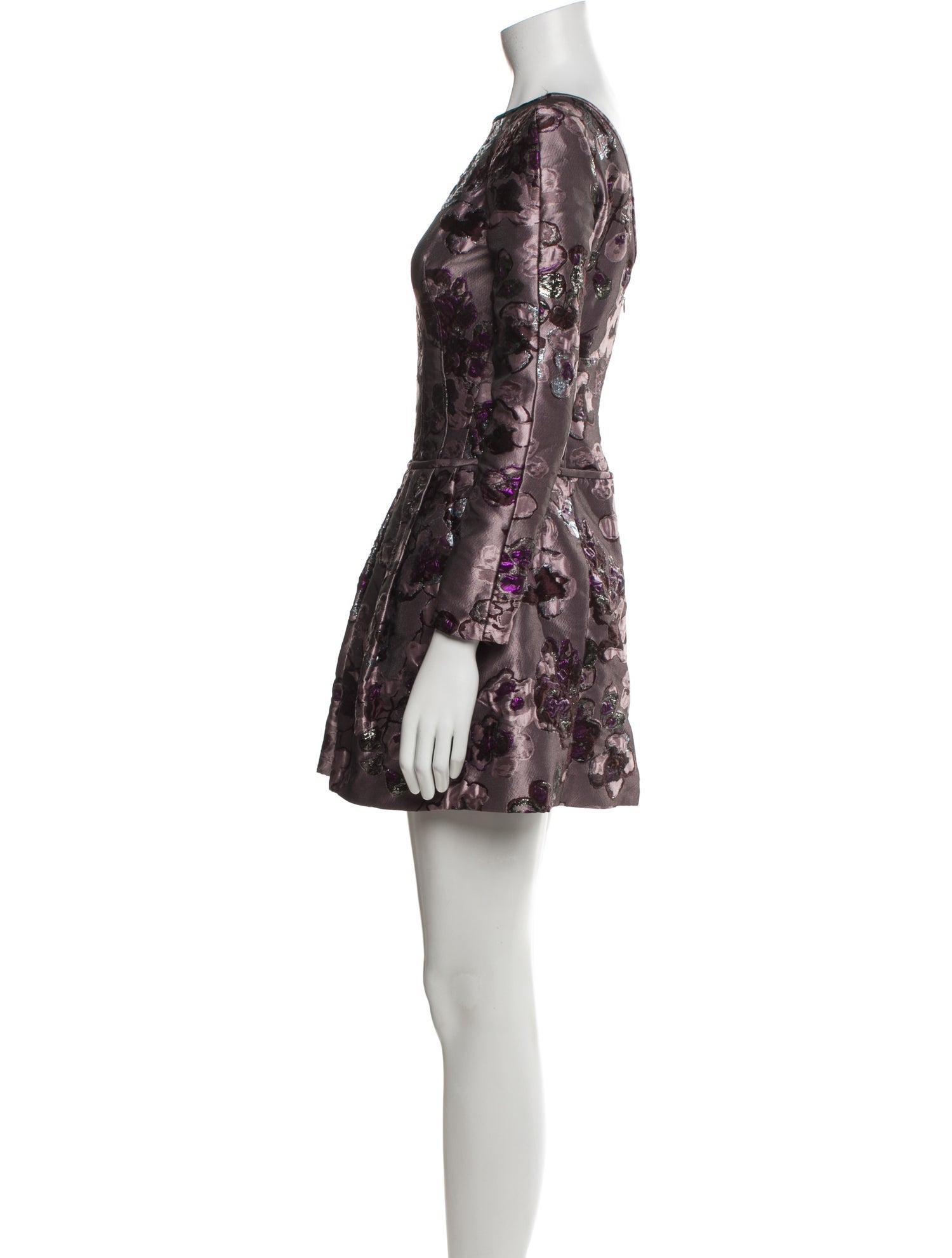 Nina Ricci Floral Print Mini Dress