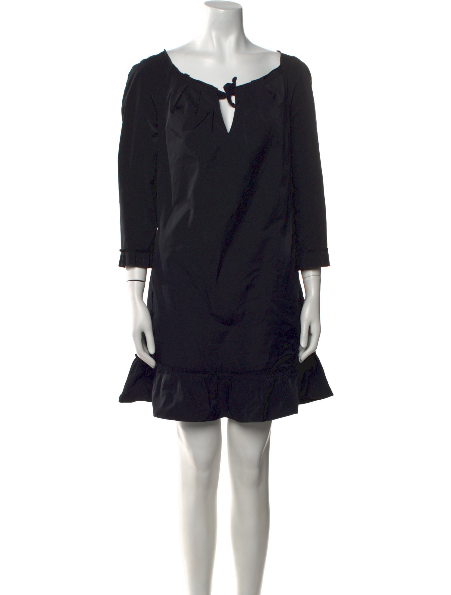 Nina Ricci V-Neck Mini Dress