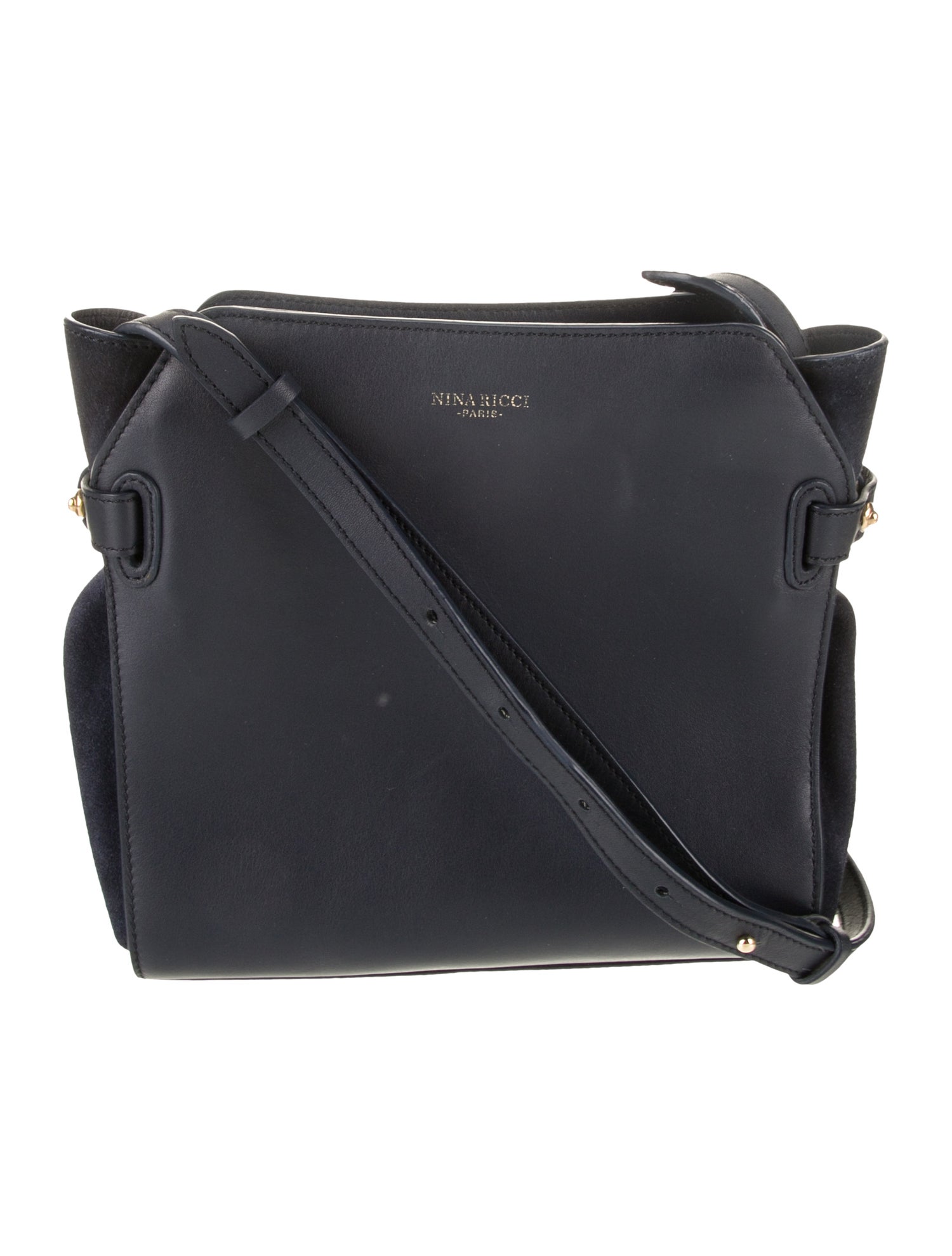 Nina Ricci Leather Messenger Bag