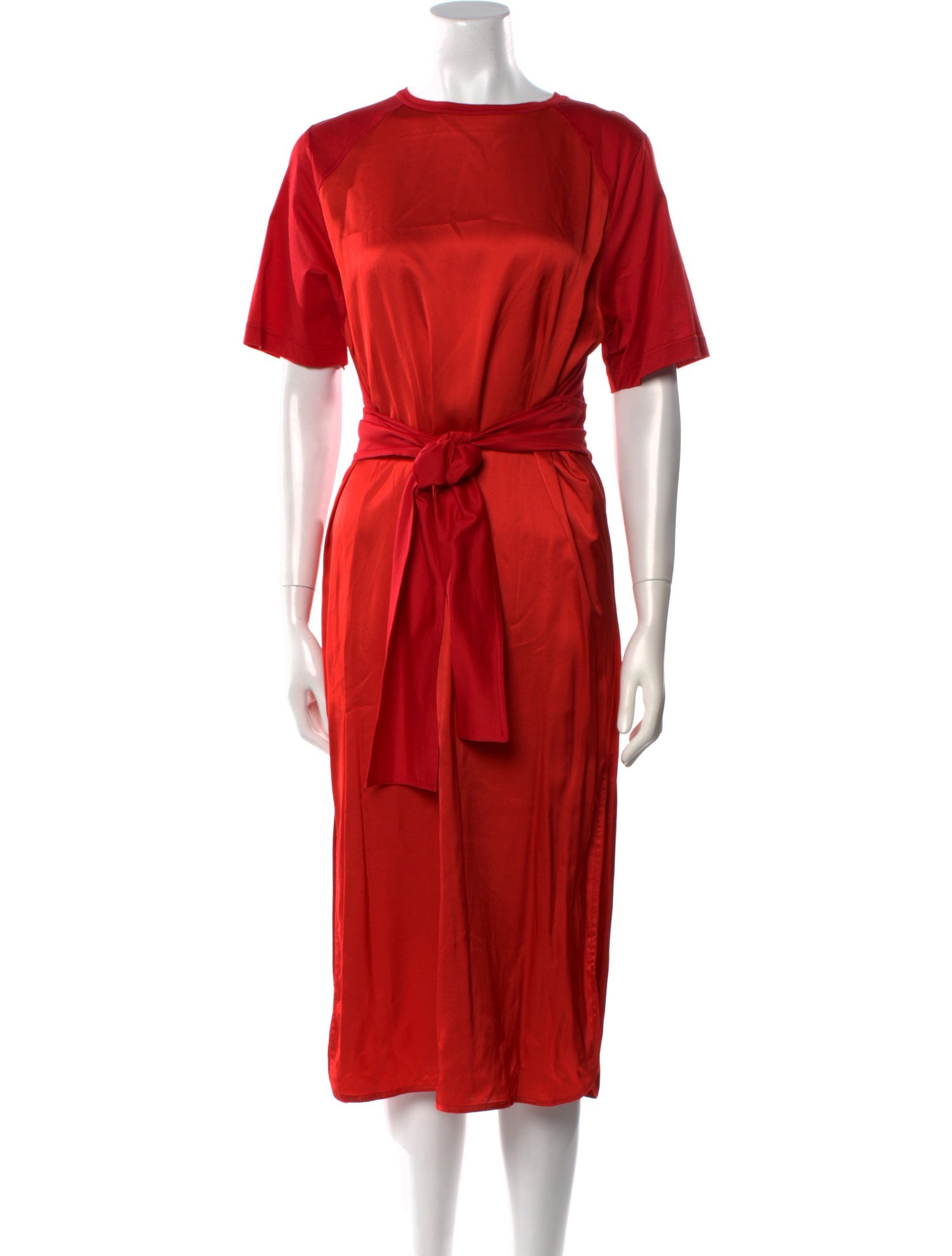 Nina Ricci Bateau Neckline Midi Length Dress