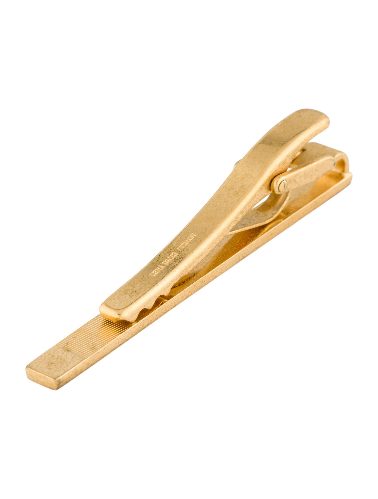 Nina Ricci Vintage Enamel Logo Tie Clip