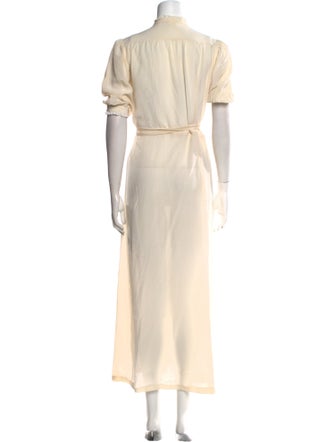 Nina Ricci Mock Neck Long Dress