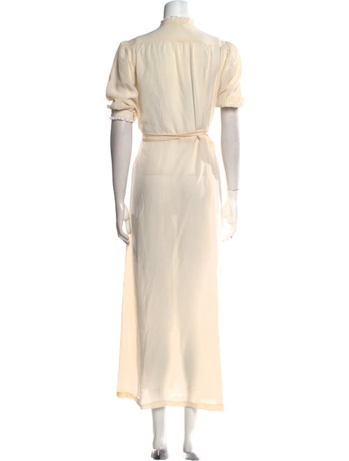 Nina Ricci Mock Neck Long Dress