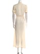 Nina Ricci Mock Neck Long Dress