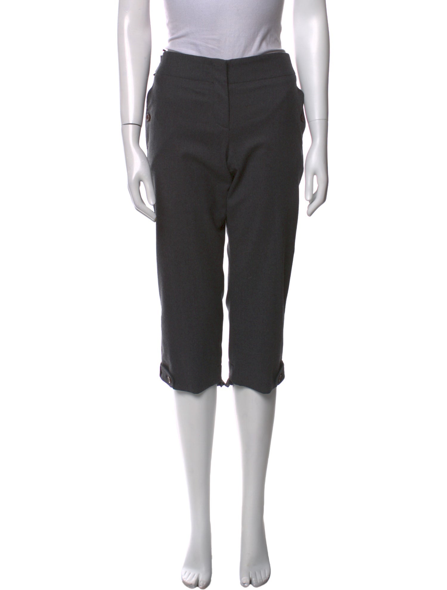 Nina Ricci Virgin Wool Straight Leg Pants