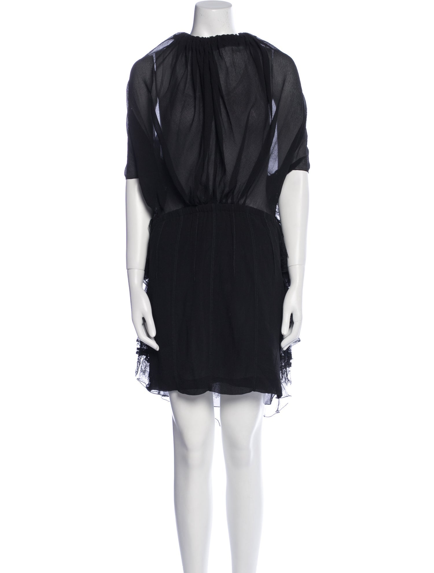 Nina Ricci Crew Neck Mini Dress
