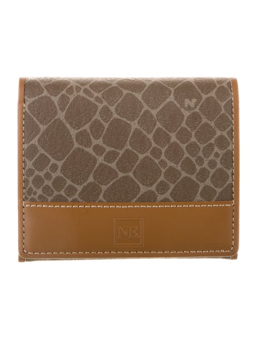 Nina Ricci Leather Printed Compact Wallet