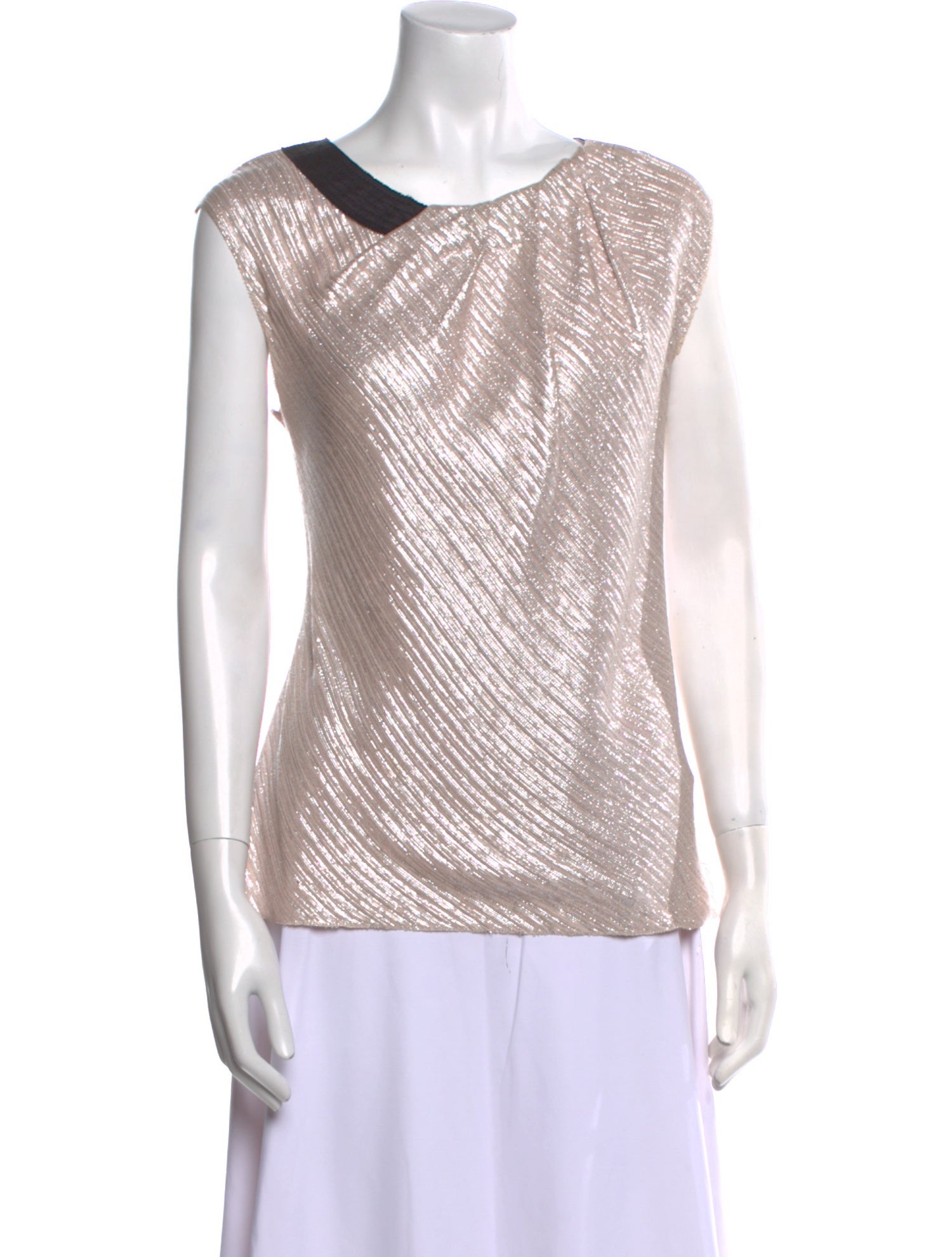 Nina Ricci Cowl Neck Sleeveless Top