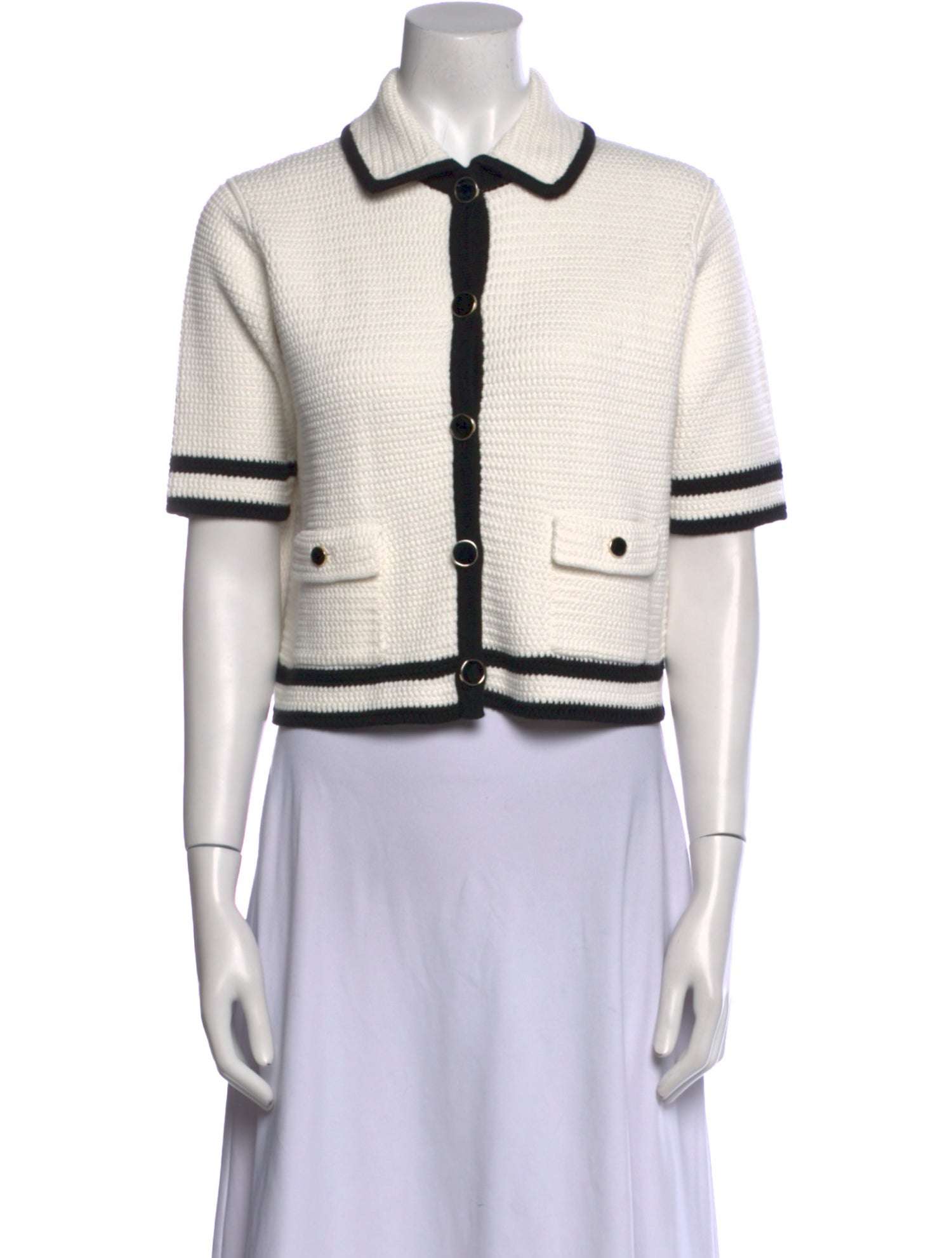 Nina Ricci Striped Crew Neck Sweater