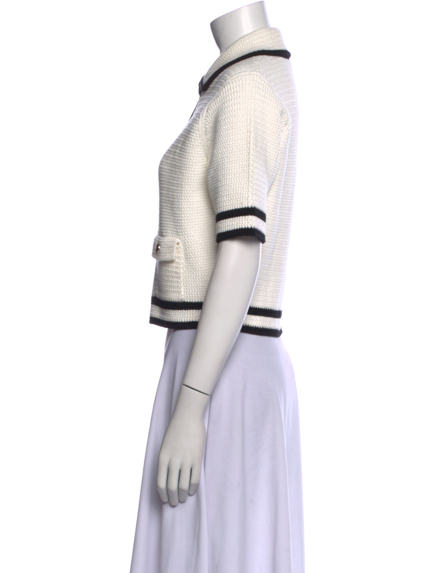 Nina Ricci Striped Crew Neck Sweater