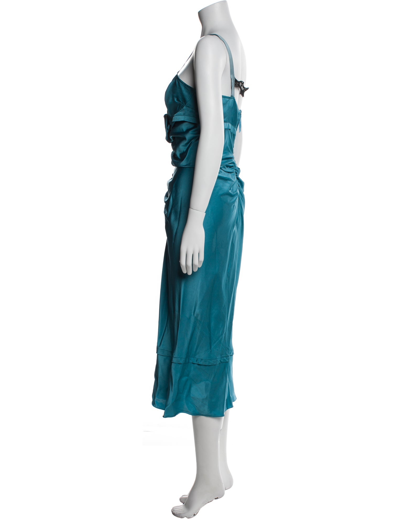 Nina Ricci Cowl Neck Long Dress
