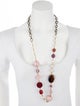 Nina Ricci Faux Pearl & Bead Strand Necklace