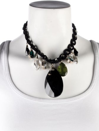 Nina Ricci Acrylic Collar Necklace