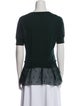 Nina Ricci Cashmere V-Neck T-Shirt
