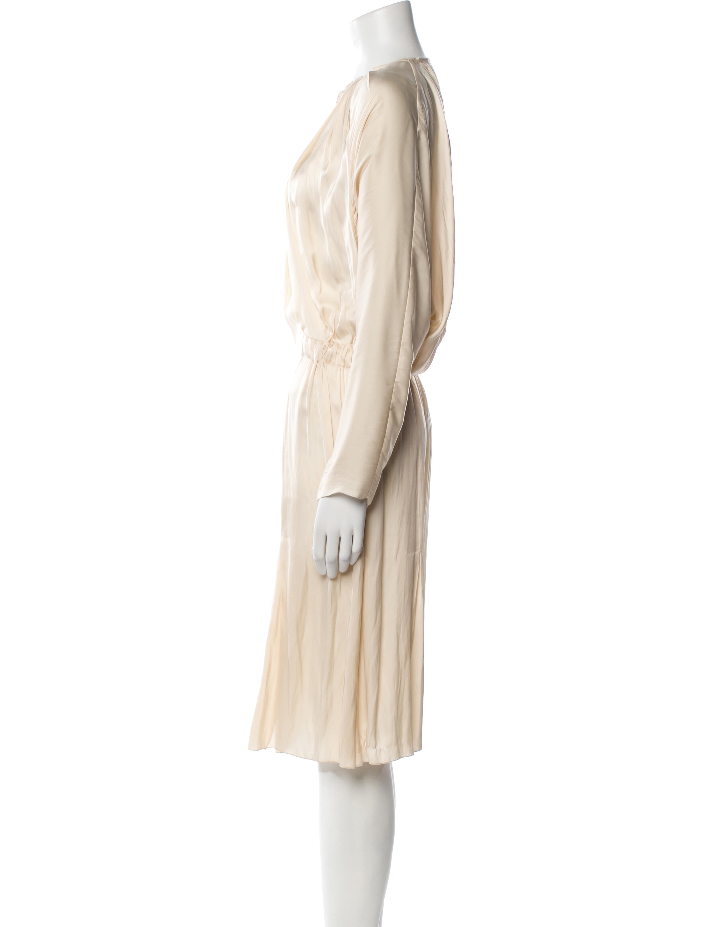 Nina Ricci Crew Neck Midi Length Dress