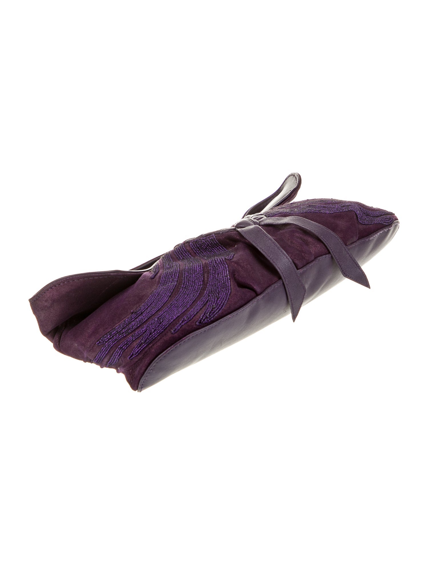 Nina Ricci Suede Evening Bag