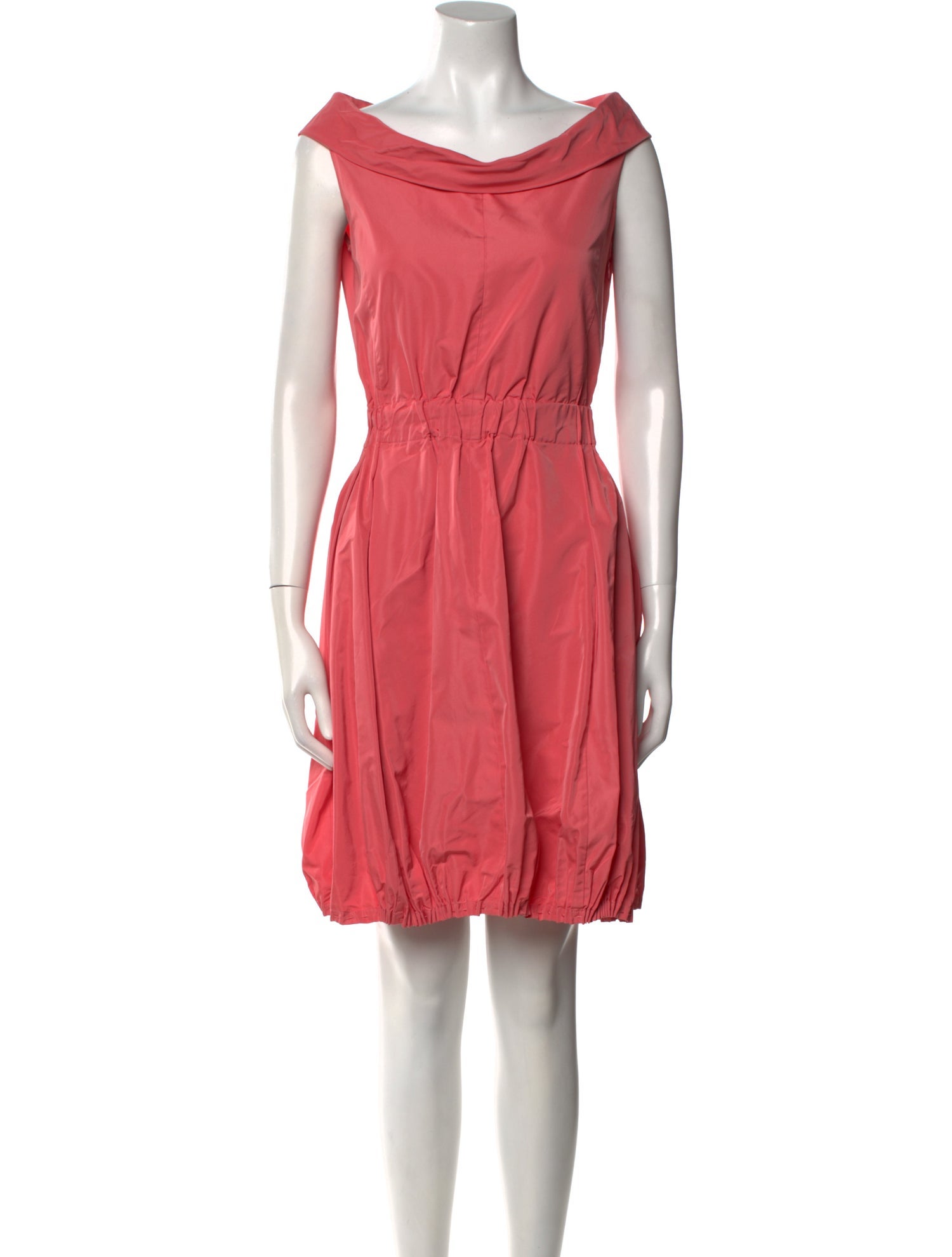 Nina Ricci Cowl Neck Mini Dress