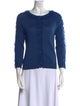 Nina Ricci Silk Scoop Neck Sweater