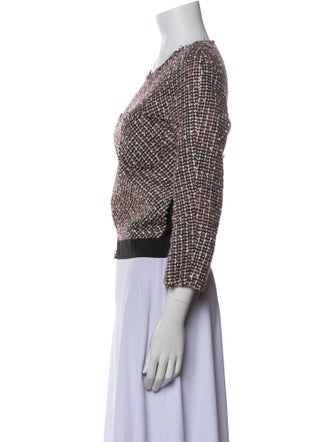 Nina Ricci Virgin Wool Tweed Pattern Evening Jacket
