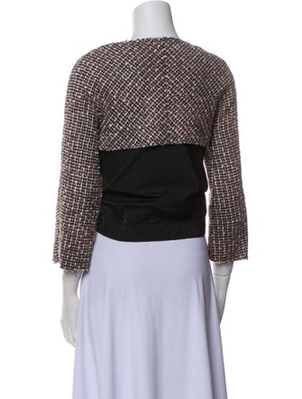 Nina Ricci Virgin Wool Tweed Pattern Evening Jacket