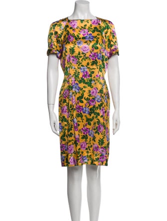 Nina Ricci Silk Knee-Length Dress