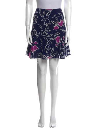 Nina Ricci Silk Mini Skirt